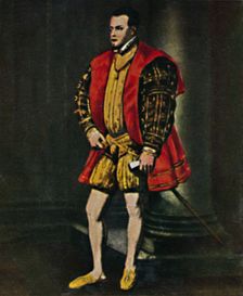 König Philipp II. Von Spanien 1527-1598. - Gemälde von Tizian 1934. Creator: Unknown