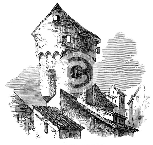 Königsberg and Dantzic: tower, Königsberg, 1869. Creator: Unknown.