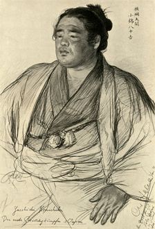 Konishiki Yasokichi, 1898. Creator: Christian Wilhelm Allers
