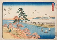 Konodai in Shimosa Province (Shimosa Konodai), from the series "Thirty-six Views of..., 1852. Creator: Ando Hiroshige