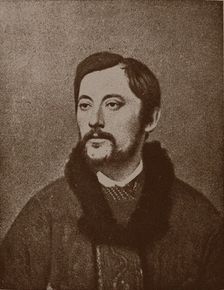 Konstantin Nikolayevich Leontyev, 1863. Creator: Anonymous