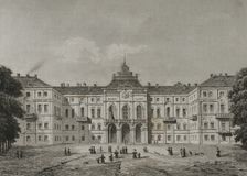Konstantin Palace, Strelna, Russia, 1839. Creator: Samuel Cholet