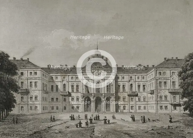 Konstantin Palace, Strelna, Russia, 1839. Creator: Samuel Cholet.