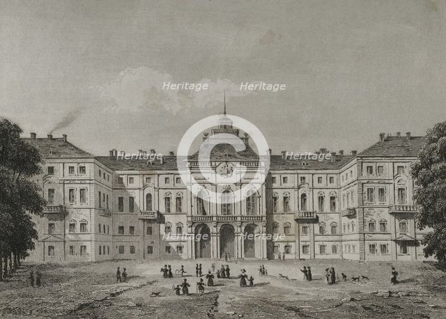 Konstantin Palace, Strelna, Russia, 1839. Creator: Samuel Cholet.