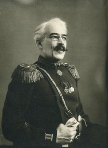 Konstantin Stanislavski as Alexander Vershinin in the play "Three Sisters" by Anton Chekhov, 1901. Creator: Anonymous