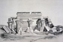Koom-Ombos Egypt, 1843. Artist: George Moore