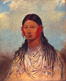 Koon-za-ya-me, Female War Eagle, 1844. Creator: George Catlin
