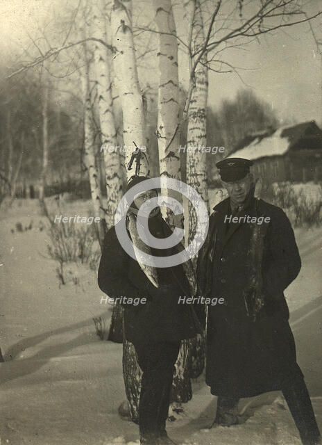 Koos with the "Catch", 1926. Creator: Unknown.