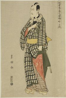 Koraiya: Ichikawa Komazo III, from the series "Portraits of Actors on Stage..., c. 1794. Creator: Utagawa Toyokuni I