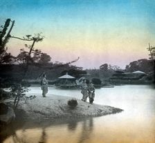 Korakuen garden of Okayama, 1890. Creator: Unknown