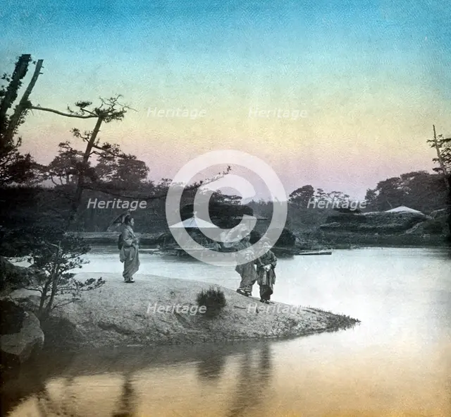 Korakuen garden of Okayama, 1890. Creator: Unknown.