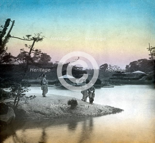 Korakuen garden of Okayama, 1890. Creator: Unknown.