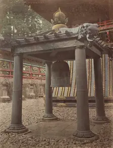 Korean Bell at Nikko, 1870s-1890s. Creator: Kusakabe Kimbei