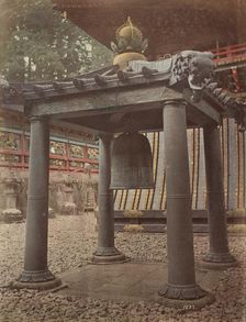 Korean Bell at Nikko, 1870s-1890s. Creator: Kusakabe Kimbei