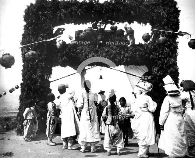 Korean children, 1900. Artist: Unknown