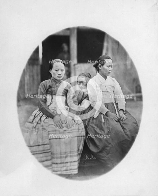 Korean women, 1865-1871. Creator: VV Lanin.