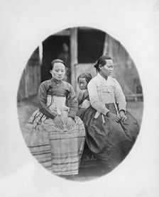 Korean women, 1865-1871. Creator: VV Lanin