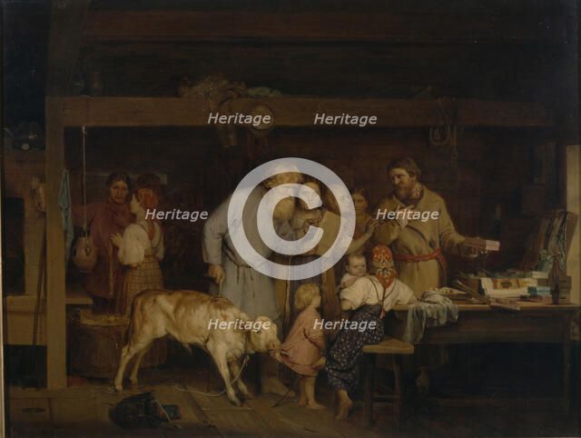 Korobeinik, 1865. Artist: Koshelev, Nikolai Andreyevich (1840-1918)