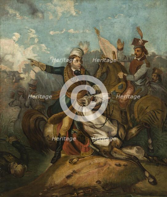 Kosciuszko at Maciejowice, 1st half of 19th century. Creator: Unknown.