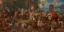 Kosciuszko at Raclawice, 1888. Creator: Jan Matejko