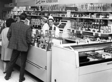 Kosher display at Selfridges, London, 1966. Creator: EH Emanuel