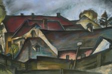 Kosice roofs, 1928. Creator: Konstantin Bauer