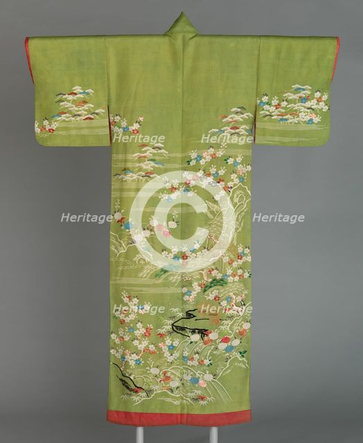 Kosode, Japan, Edo period (1615-1868), 1775/1825. Creator: Unknown.