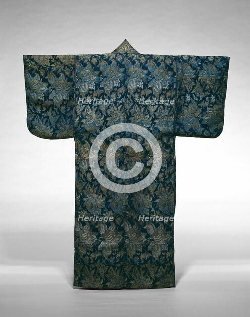 Kosode, Japan, Edo period (1615-1868), 1775/1800. Creator: Unknown.