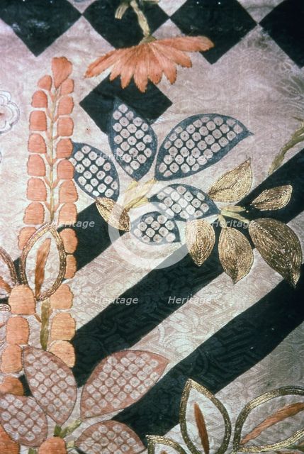 Kosode Panel, Japan, Edo period (1615-1868), 1701/25. Creator: Unknown.