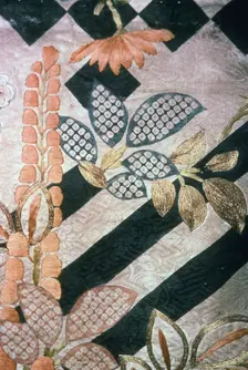 Kosode Panel, Japan, Edo period (1615-1868), 1701/25. Creator: Unknown