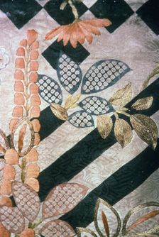 Kosode Panel, Japan, Edo period (1615-1868), 1701/25. Creator: Unknown