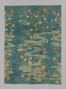 Kosode (Robe), Japan, Edo period (1615-1868), 1701/25. Creator: Unknown