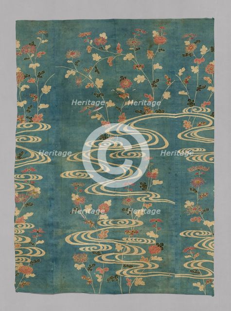 Kosode (Robe), Japan, Edo period (1615-1868), 1701/25. Creator: Unknown.