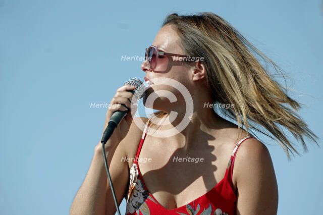 Kat Eaton, The Coalminers, Jazz on the Vine, Sevenoaks, Kent, 13 Sep 2020. Creator: Brian O'Connor.