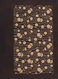Katagami stencil, between 1900 and 1952. Creator: Unknown