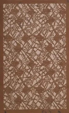Katagami stencil, between 1900 and 1952. Creator: Unknown