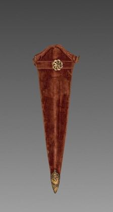 Katar (Stabbing Dagger): Sheath, 1700s. Creator: Unknown