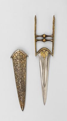 Katar with Scabbard, Turkey, 17th-18th century. Creator: Unknown