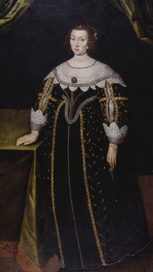 Katarina, 1584-1638, Princess of Sweden, Palatine Countess of Zweibrücken, 17th century. Creator: Jacob Heinrich Elbfas