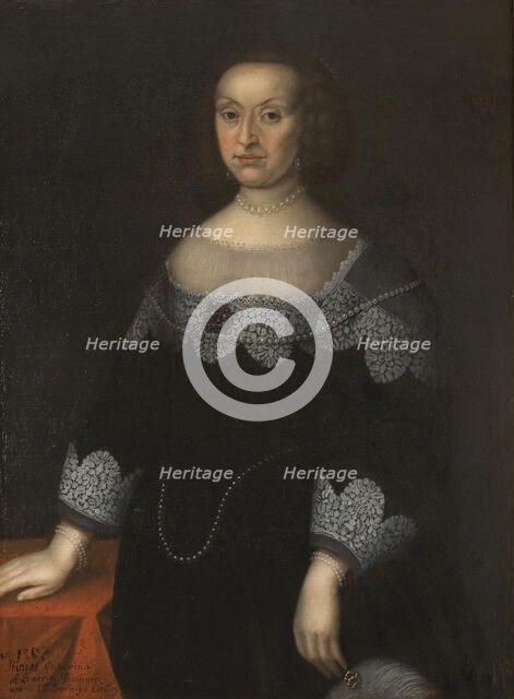 Katarina, 1584-1638, Princess of Sweden, Palatine Countess of Zweibrücken. Creator: Jacob Heinrich Elbfas.