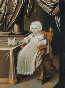 Katarina Barbara, 1650-1733, Princess of Baden-Durlach, 1653. Creator: Anon