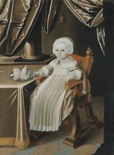 Katarina Barbara, 1650-1733, Princess of Baden-Durlach, 1653. Creator: Anon