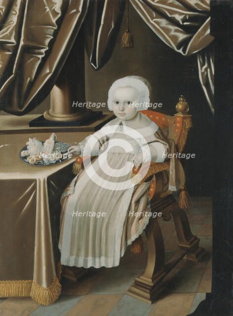 Katarina Barbara, 1650-1733, Princess of Baden-Durlach, 1653. Creator: Anon.