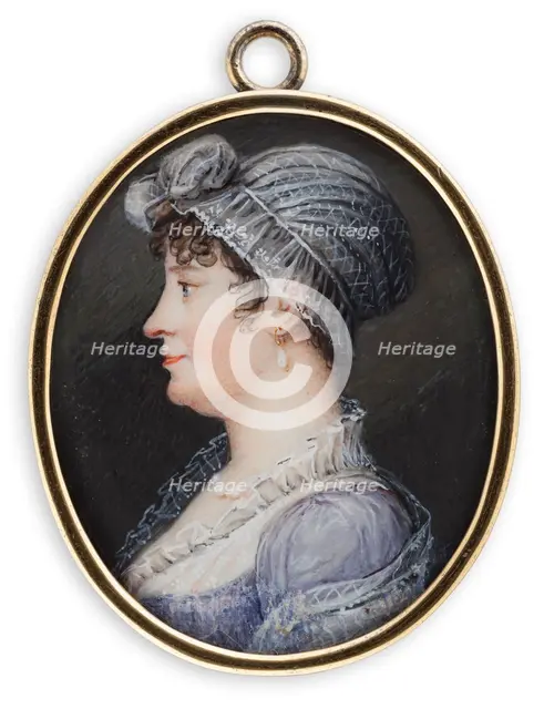 Katarina Elisabeth (Lisette) Ström. Creator: Carl Robert Fahlcrantz.