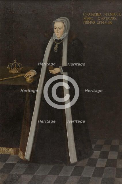 Katarina Stenbock, 1535-1621, Queen of Sweden, c16th century. Creator: Anon.
