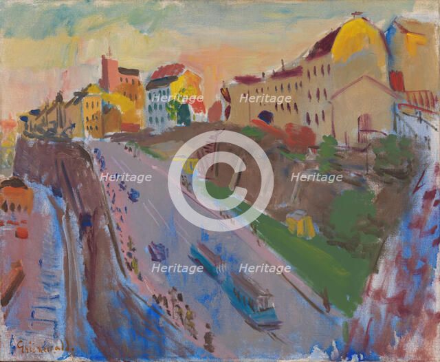 Katarinavägen, 1935. Creator: Isaac Grunewald.