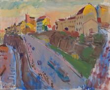 Katarinavägen, 1935. Creator: Isaac Grunewald
