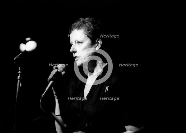 Kate Westbrook, Ronnie Scott's, Soho, London, June, 1992.  Artist: Brian O'Connor.