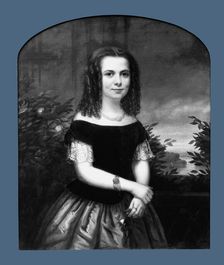 Kate Lyon Cornell, 1856. Creator: Theodore E. Pine