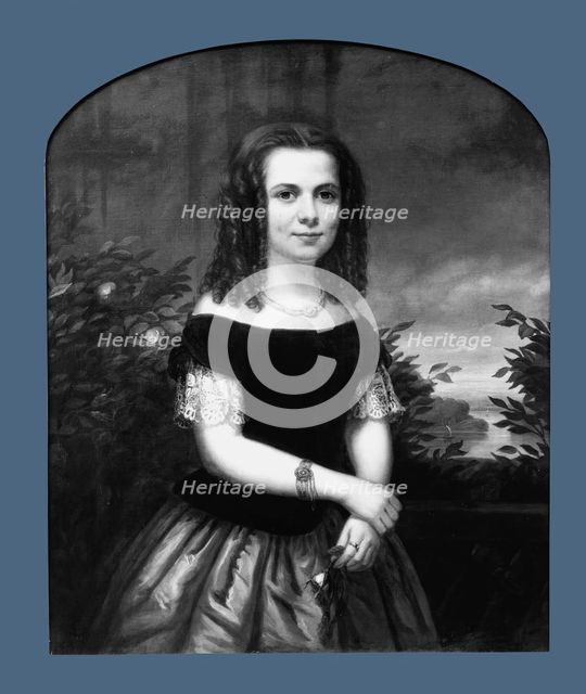 Kate Lyon Cornell, 1856. Creator: Theodore E. Pine.